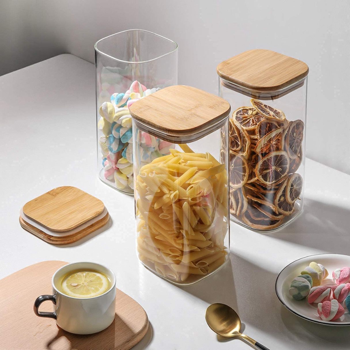 Terra'Vault Square Storage Jars